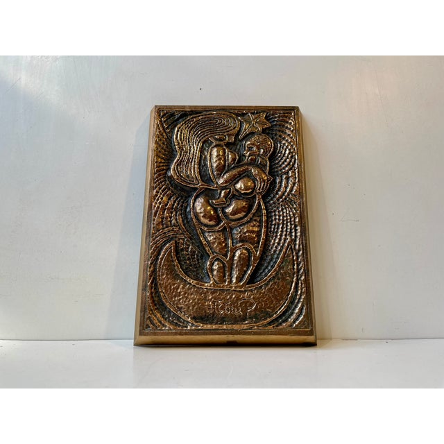 Bronze Wall Plaques by Anders Nyborg, 1970s, Set of 4 For Sale - Image 13 of 14