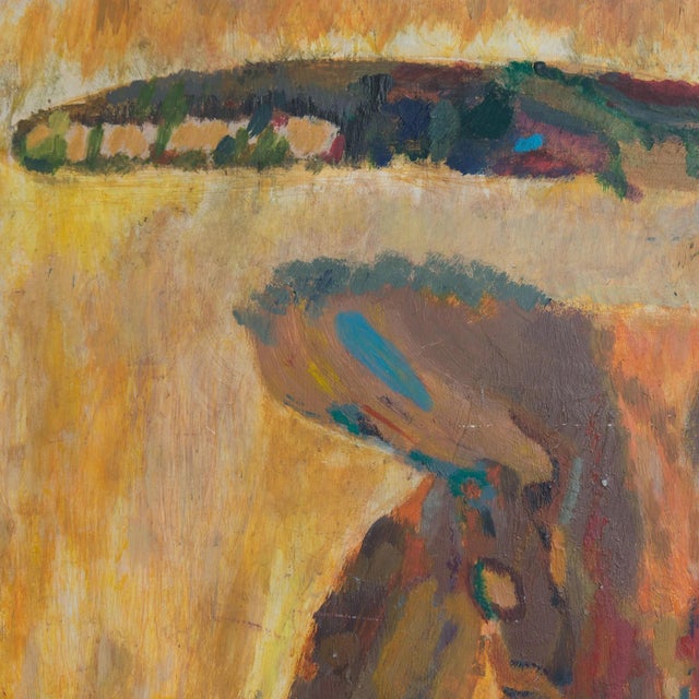 Unknown Artist, Abstract Figurative Form, 1950s, Oil on Board, in Good conditions. Designed 1950 to 1959