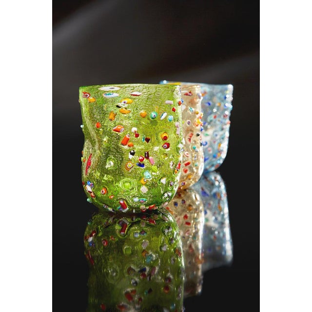 Murano Glasses by Burlesque Verres for Ribes, Set of 6 For Sale - Image 3 of 6