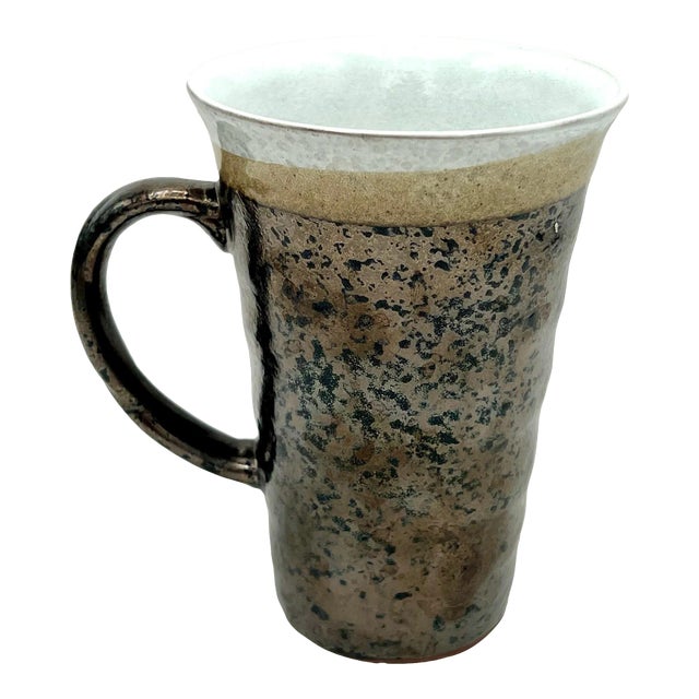 1970s Vintage Stoneware Coffee Mug For Sale