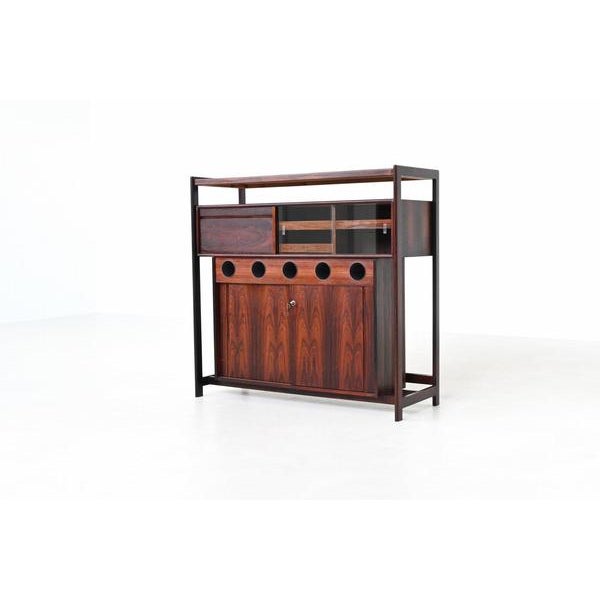 Dyrlund Dry Bar in Rosewood by Knud Bent for Dyrlund, Denmark, 1960s For Sale - Image 4 of 18