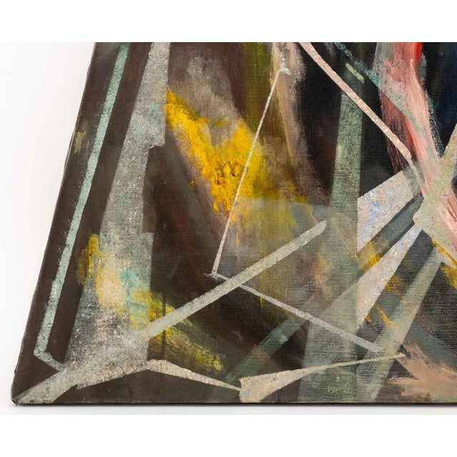 Fritz Bonner Trapezoidal Form Acrylic on Canvas For Sale In New York - Image 6 of 9