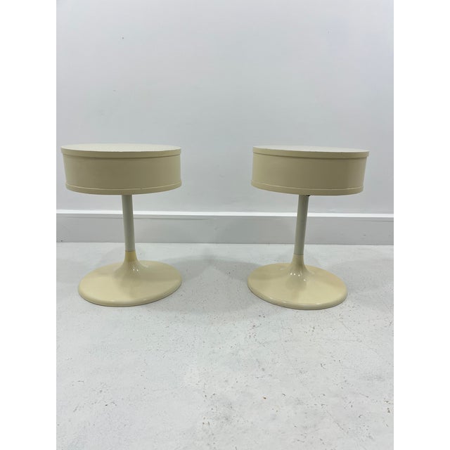 Space Age Tulip Side Tables by Lusch Erzeugnis for Lusch & Co, 1970s, Set of 2 For Sale - Image 3 of 15