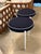 Pair Vintage Restored Faux Bamboo Metal Stools Benches Sunbrella Patio Outdoor For Sale - Image 11 of 12
