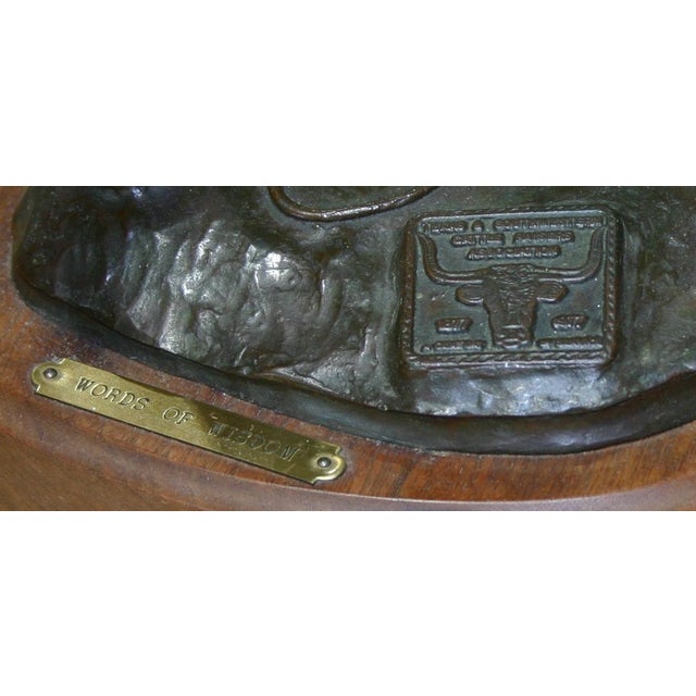 1970s Sculpture - Melvin Warren "Words of Wisdom" For Sale - Image 6 of 6