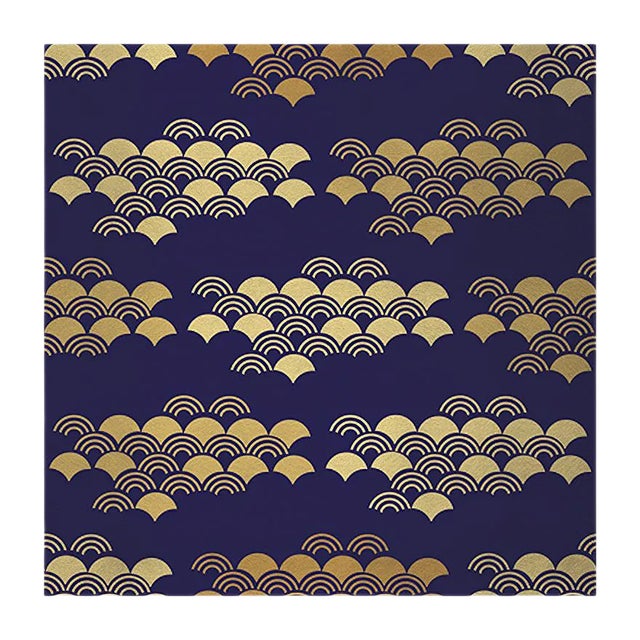 Japanese Fabric Wallcovering by Chiara Mennini for Midsummer-Milano For Sale