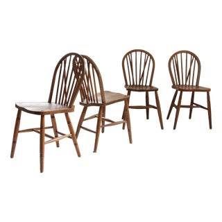 19th Century British Military Windsor Chairs, Set of 4 For Sale