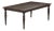 Mila Dark Brown Extendable Rectangular Dining Table For Sale - Image 11 of 11