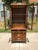 1970s Mid Century Modern Ming Pagoda Top Campaign China Cabinet For Sale - Image 11 of 13