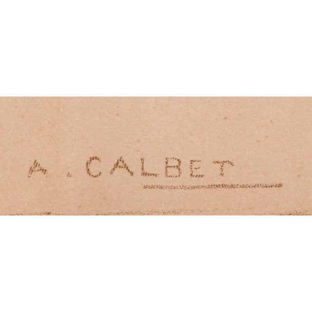 Antoine Calbet, L'Inconnue, 1897, Lithograph on Paper For Sale - Image 6 of 11