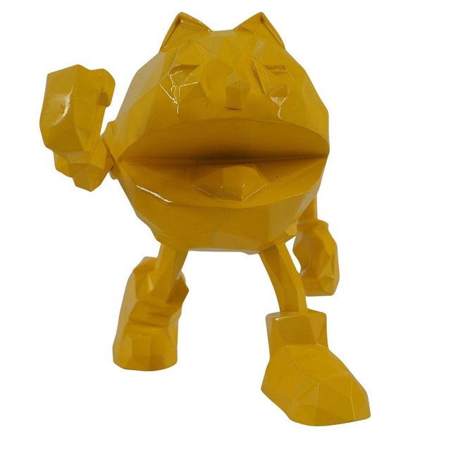 Yellow Mini Yellow Resin Pac-Man from Richard Orlinski For Sale - Image 8 of 8