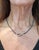 Blue Sparkling Raw Diamond Nugget Beaded Necklace Diamond Clasp For Sale - Image 10 of 11