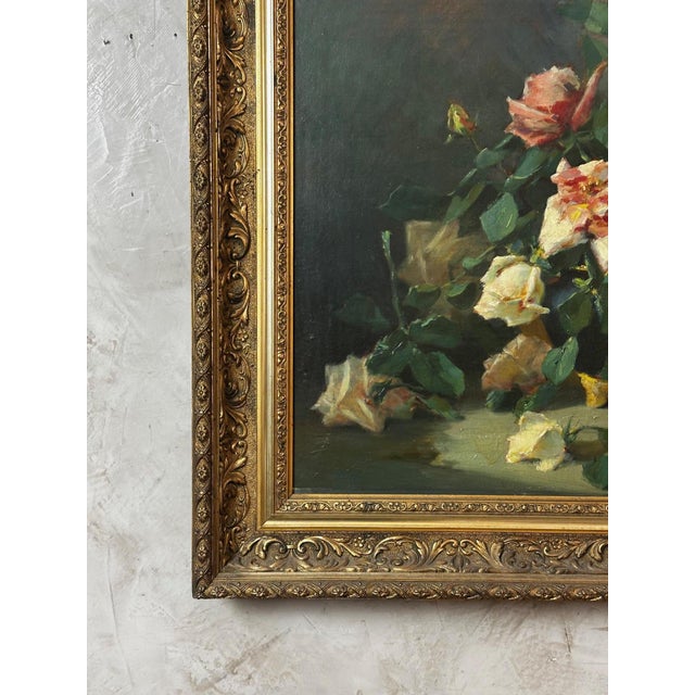 Boho Chic Still Life Composition, 1900s, Oil Painting on Canvas, Framed For Sale - Image 3 of 13
