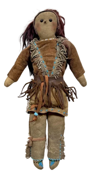Antique Native American Plains Indian Doll