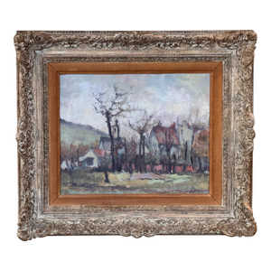 1950s Village Scene by George René Sinicki