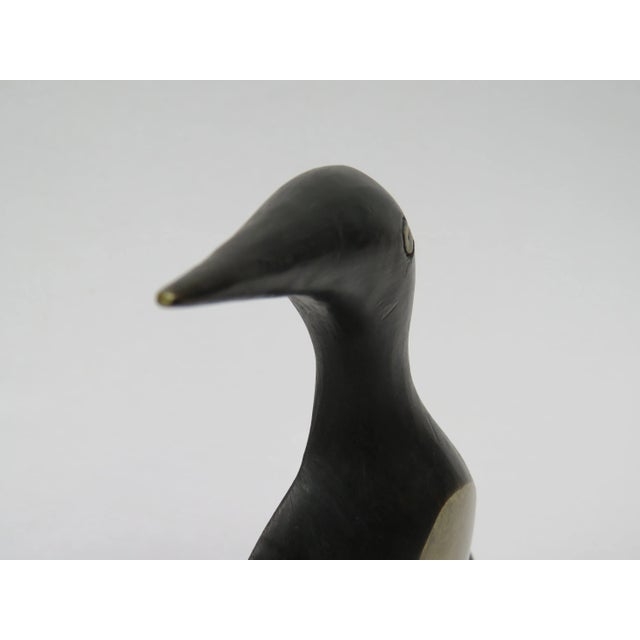 Mid-Century Modern Austrian Brass Penguin Bookends by Walter Bosse, 1950s, Set of 3 For Sale - Image 3 of 12