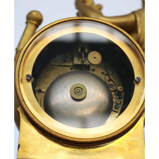 French Gilt Bronze Mantel Clock For Sale - Image 12 of 18