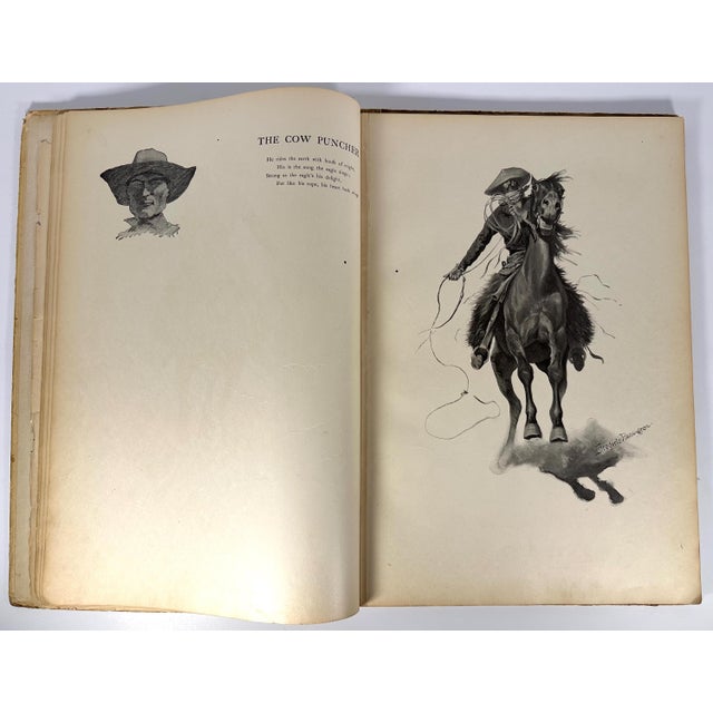 Paper Done in the Open Drawings by Frederick Remington c. 1904 For Sale - Image 7 of 10