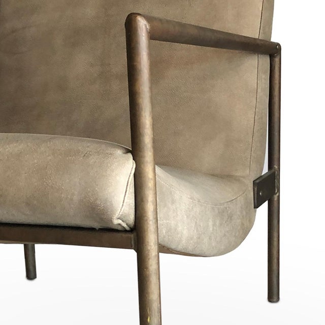 Cisco Brothers Griffin Leather Low Lounge Chairs a Pair Chairish