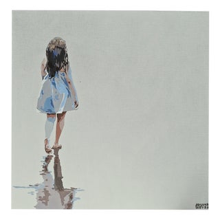 Joanna Woyda, The Beach: A Veil, 2026, Acrylic on Canvas For Sale