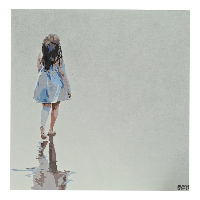 Joanna Woyda, The Beach: A Veil, 2026, Acrylic on Canvas For Sale
