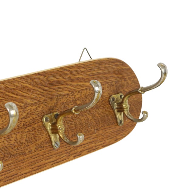 Vintage Wood Veneer Coat Rack, 1950s For Sale - Image 12 of 18