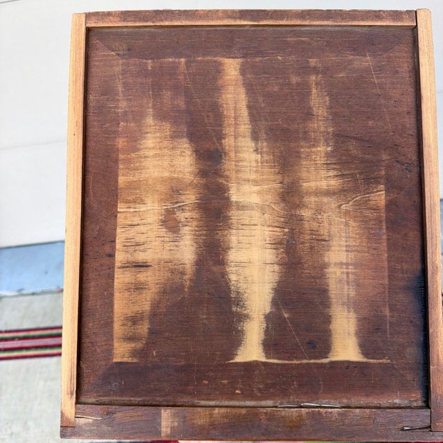 Antique Sheraton Walnut One-Drawer Side Table, Pennsylvania, Circa 1830s For Sale - Image 11 of 13