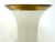 Mid-Century Modern Large Itallian Mid-Century Opaline Glass Vase With Gilt Accents For Sale - Image 3 of 10