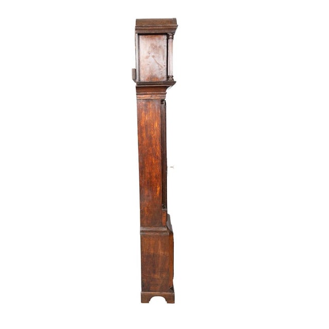 George II Walnut and Oak Grandmother Clock For Sale In Boston - Image 6 of 12