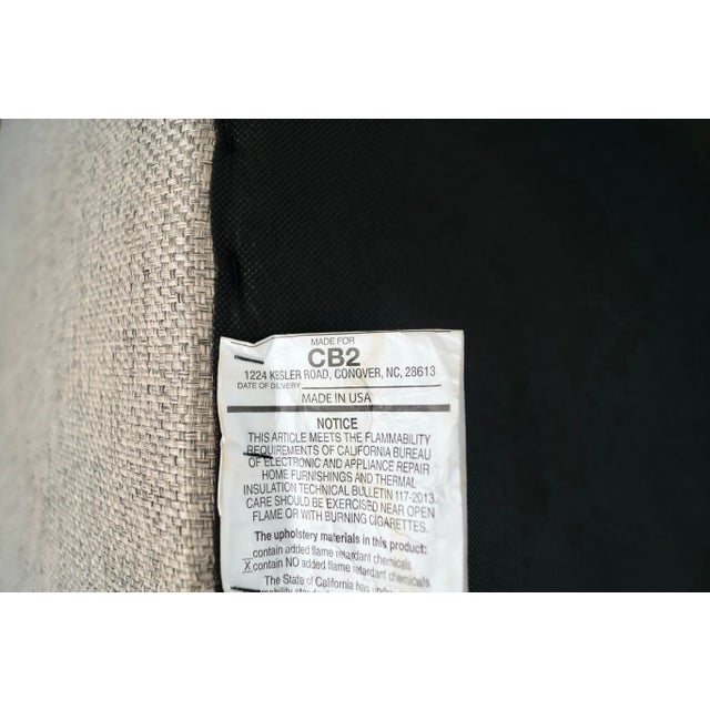 2010’s Mid-Century Modern Style Cb2 Specs Lounge Chair For Sale - Image 12 of 12