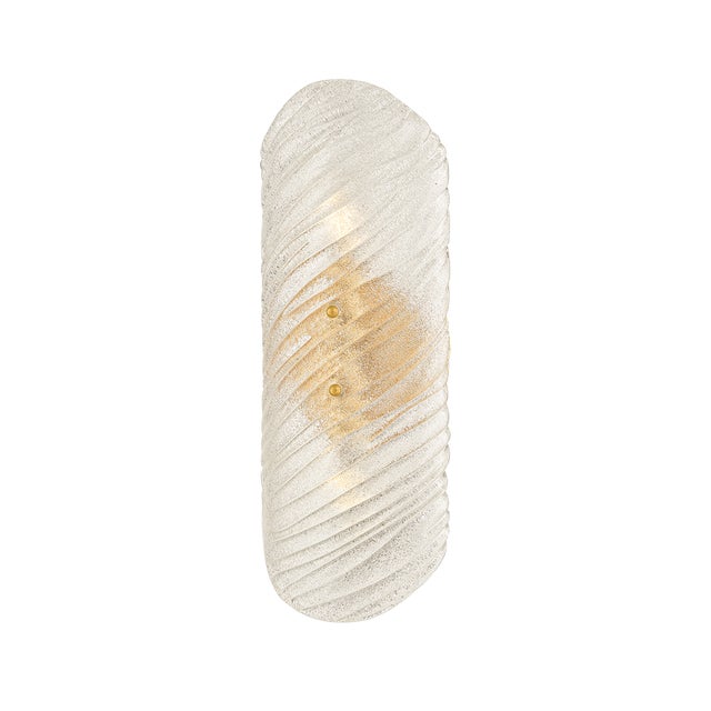 Mitzi Shelley 5.75 in. 2 Light Wall Sconce in Vintage Gold Leaf Finish For Sale - Image 10 of 10