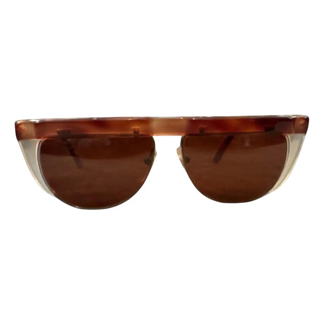 1990s Newer Worn High Quality Italian Sunglasses by Trussardi For Sale