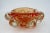 1960s C.1960's Barovier' & Toso Monumental & Thick Organic "Zebrati" Red & Clear With Gold Leaf Inclusions Decorative Bowl, Catchall For Sale - Image 5 of 13