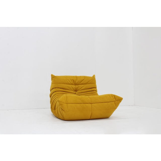 Togo 1-Seater Armchair by Michel Ducaroy, Alcantara, Ligne Roset, 2018 For Sale - Image 14 of 14