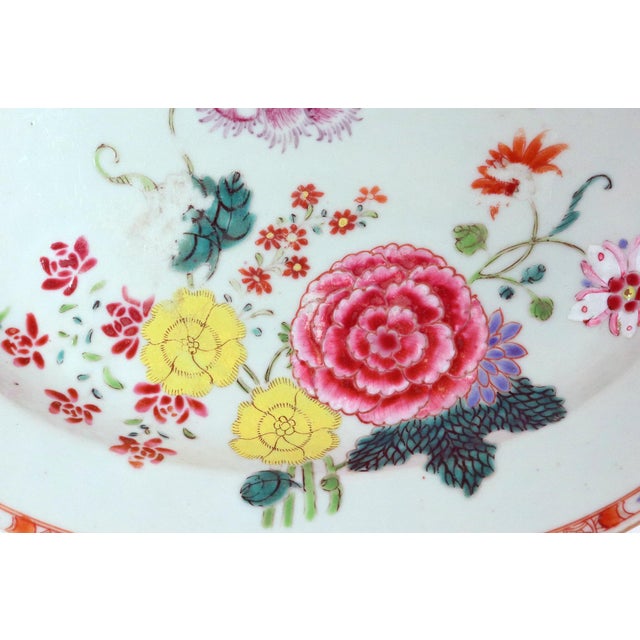 Chinese Export Famille Rose Porcelain Soup Tureen, Cover & Stand, Circa 1765 For Sale - Image 14 of 18