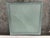 Metal Room & Board Parsons C-Shape Seafoam Glass Table For Sale - Image 7 of 12