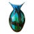 Sculptural Mid-Century Style Art Glass Vase – 14” For Sale