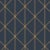 Sample - Borastapeter Diamonds Wallpaper in Navy and Gold For Sale