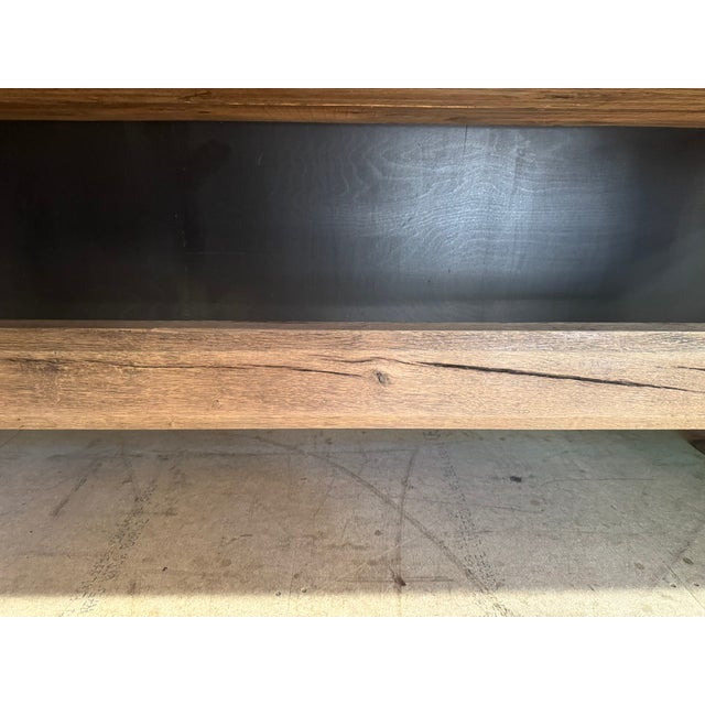 Antique Large Oak Farmhouse Dining Table, 1890 For Sale - Image 15 of 18