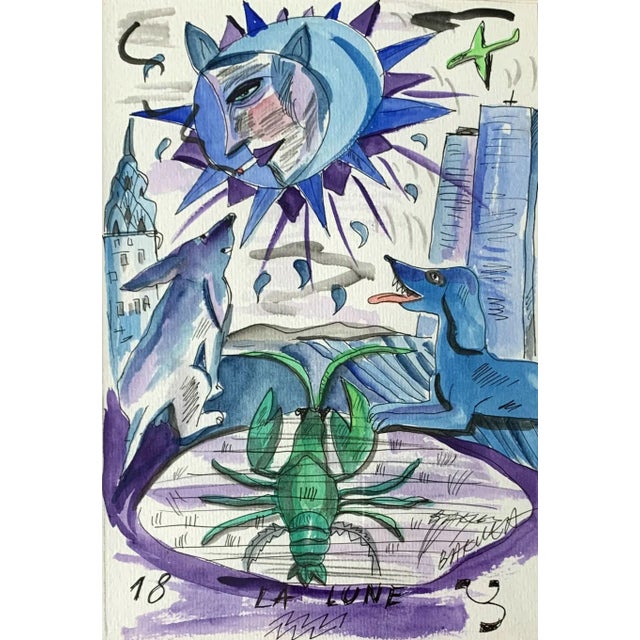 Paper Hanna Bakula, La Lune, 2005 For Sale - Image 7 of 7