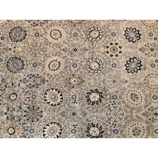 Contemporary Genuine Tabriz Rug For Sale - Image 10 of 13