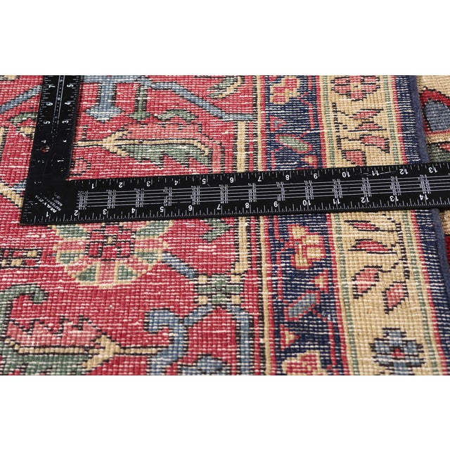 Textile Late 19th Century Turkish Serapi Rug, 12'00 X 14'08 For Sale - Image 7 of 10