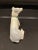 German Porcelain Figure of a Greyhound Dog, 20th Century For Sale - Image 4 of 8