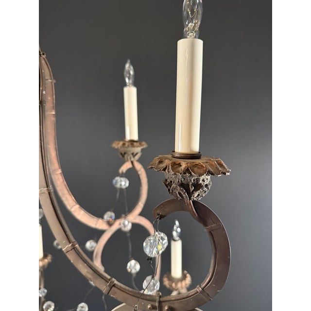 Visual Comfort & Co. “Lombardy” 12-Light Crystal Chandelier by Niermann Weeks – Signature Collection For Sale - Image 12 of 15