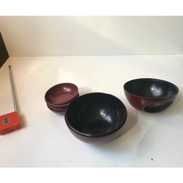 1970s Space Age Acrylic Tableware Set, 1970s, Set of 7 For Sale - Image 5 of 7