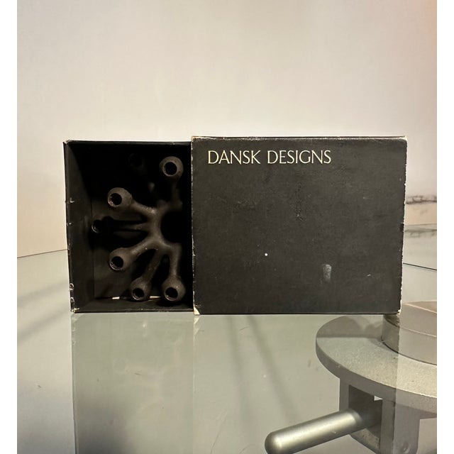 Black Danish Spider Candleholder by Jens Quistgaard for Dansk, 1960s For Sale - Image 8 of 10