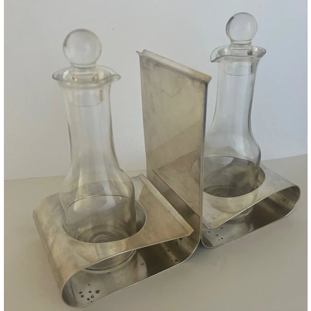 Lino Sabattini Modern Oil & Vinegar Set, C. 1970's For Sale In San Francisco - Image 6 of 12
