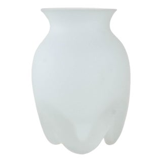 Vintage Danish Glass Vase by Lin Utzon for Rosendahl, 2000s For Sale