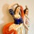 Antique Dancing Couple with Mask Mantel Figurines from Staffordshire, England, 1860, Set of 2 For Sale - Image 11 of 18