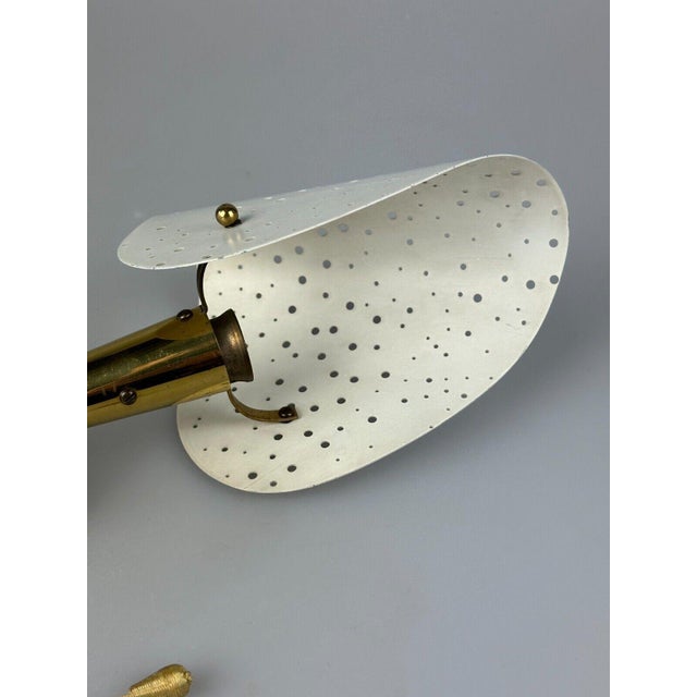 Wall Lamp Brass & Metal Design by Ernest Igl for Hillbrand, 1950s For Sale - Image 13 of 18